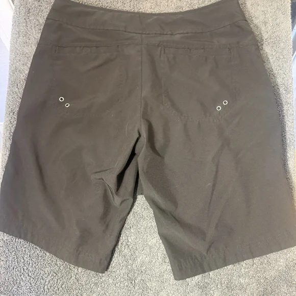 Free Country Black Drawstring Athletic Shorts- Size M (8/10) - Picture 3 of 6